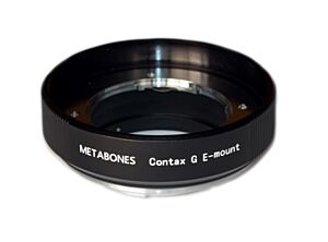 Metabones Contax G to E-mount T /NEX (Black Matt)