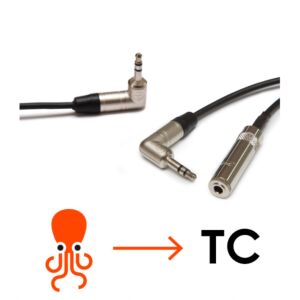 Timecode & Microphone to Camera Y-Cable