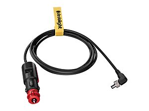 DC cable 1.8 m (6') with jack Ø5,5 mm/2,5 mm and cigarette light connectorold code: DLOBML-CAR