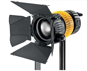 Focusing LED light head, tungsten incl. power supply, studio edition, pole-operated(90 - 264 V AC, European cable)