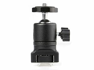 SWIT TA-B10 | Pan-tilt 1/4 ball head with cold shoe and screw blot for camera