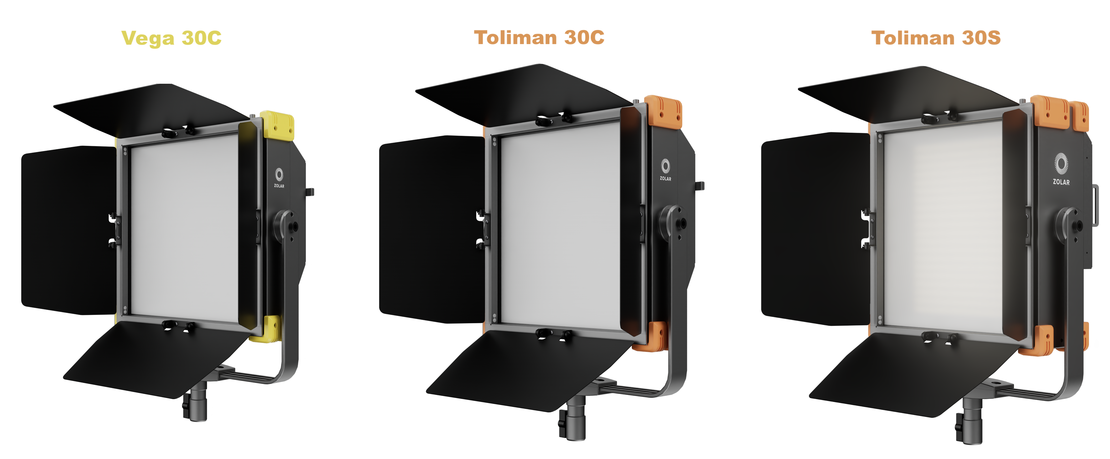 ZOLAR Vega and Toliman 1×1 LED Light Panels